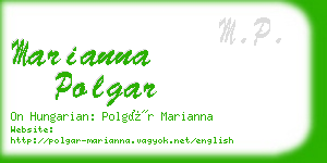 marianna polgar business card